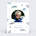 Carte anniversaire enfant Monde Marin 