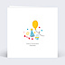 Carte anniversaire enfant Goûter d'anniversaire festif Verso