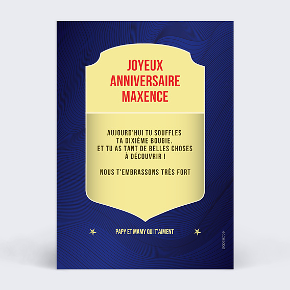 Anniversaire Enfant Foot
