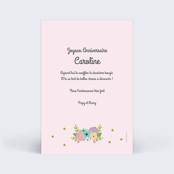 Anniversaire Enfant Licorne Rose