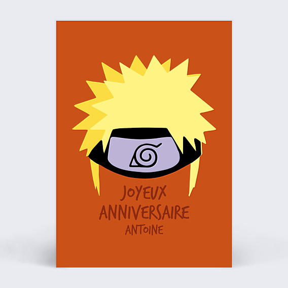 Anniversaire Enfant Manga