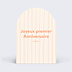 Carte anniversaire enfant Arche rayures