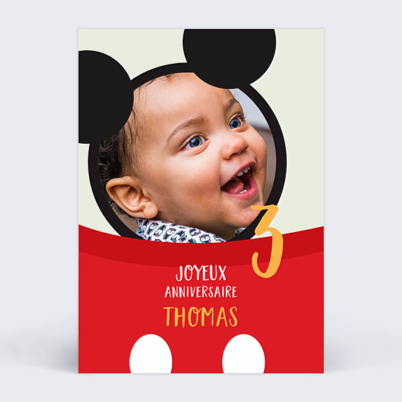 Anniversaire Enfant Mickey