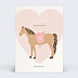 Carte anniversaire enfant Grand Cheval