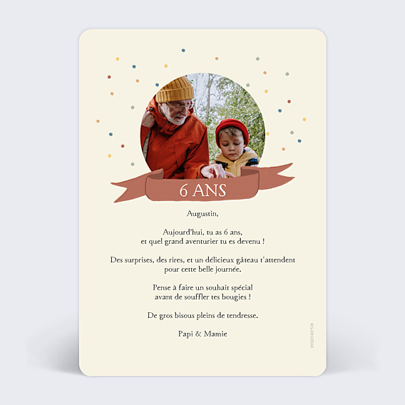 Anniversaire Enfant Voiture Bleue