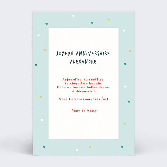 Anniversaire Enfant Petit Robot