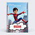 Anniversaire Enfant Portrait en super héros araignée