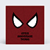 Carte anniversaire enfant Masque Araignée