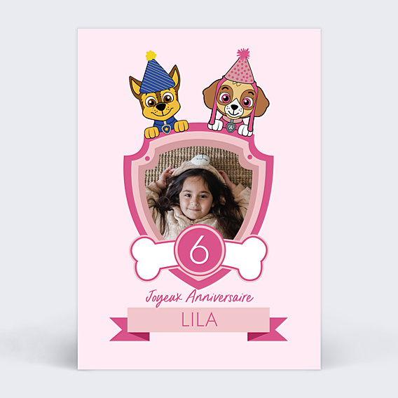 Anniversaire Enfant Patrouille Party Rose