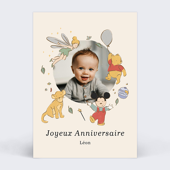 Carte anniversaire enfant Royaume Magique