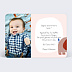 Carte anniversaire enfant Éléphant Verso