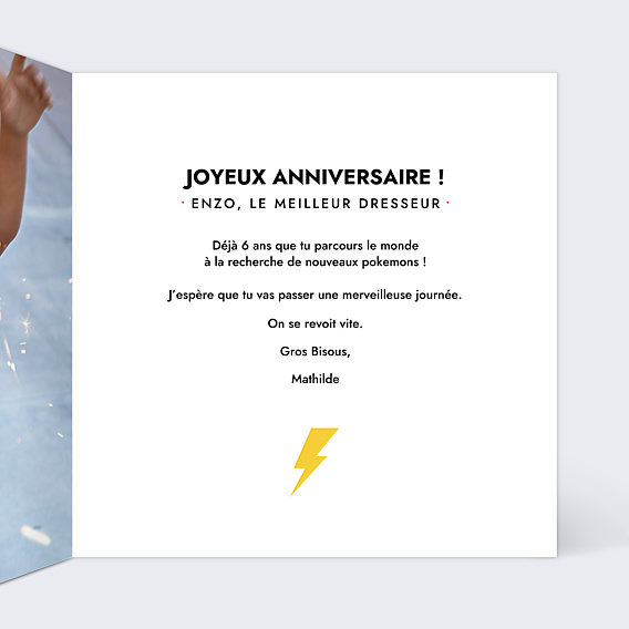 Anniversaire Enfant Attaque Éclaire