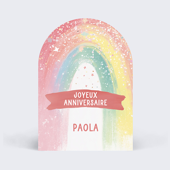 Anniversaire Enfant Parfait arc-en-ciel