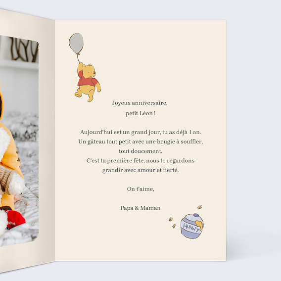 Carte anniversaire enfant Royaume Magique Intérieur Droit