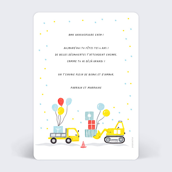 Anniversaire Enfant Chantier