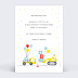 Carte anniversaire enfant Chantier Verso
