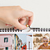 Calendrier famille Color bloc avec photo