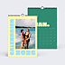 Calendrier famille Color bloc avec photo