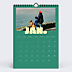 Calendrier famille Color bloc avec photo