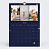 Calendrier famille Étoile gold ornament