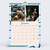 Calendrier famille Briller toute l'année - Alicia Flipo x Popcarte