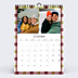 Calendrier famille Vichy ondulé