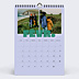 Calendrier famille Color bloc avec photo