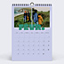 Calendrier famille Color bloc avec photo