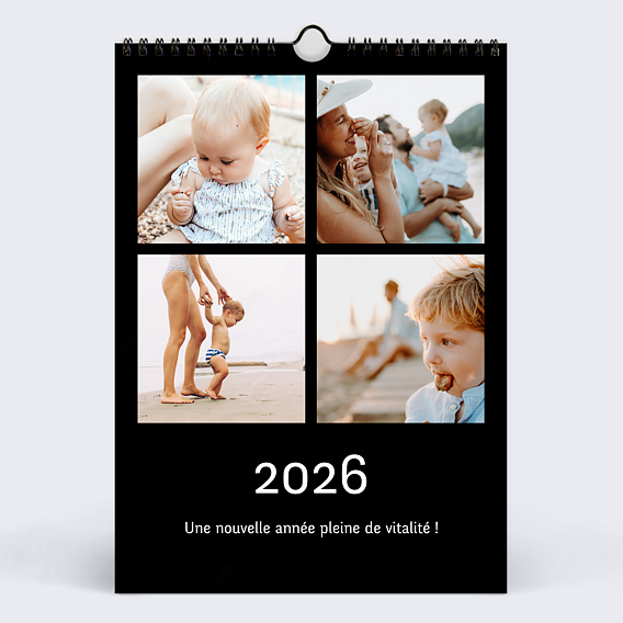 Calendrier Multiphotos Noir (26 Photos)