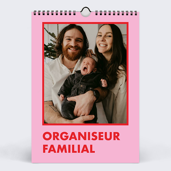 Calendrier Photo Organiseur familial de 4