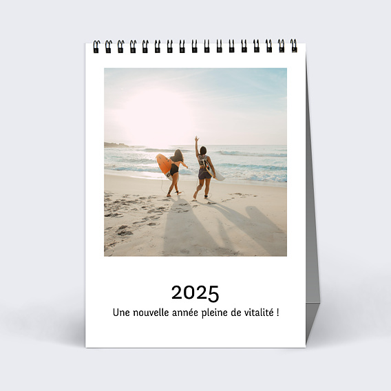 Calendrier photo Photo Simple Blanc (13 Photos)