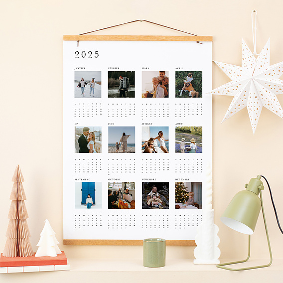 Calendrier photo Poster Moderne