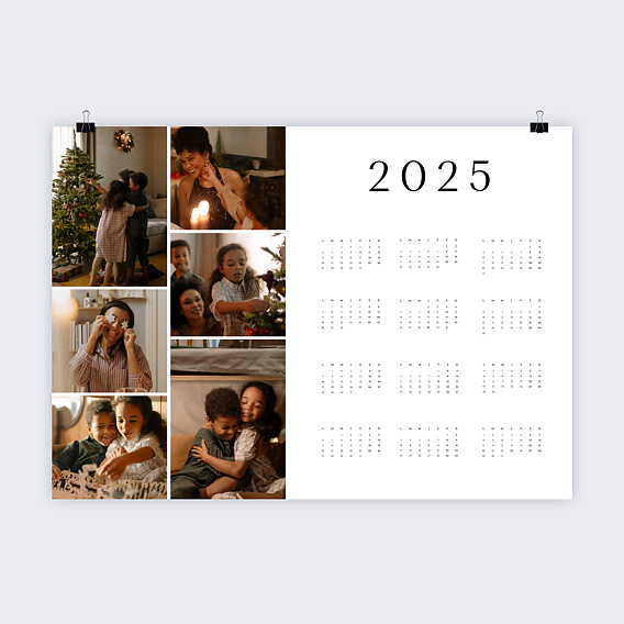 Calendrier Photo Poster Multi-photos Paysage