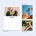 Calendrier famille Poster Epuré