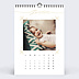 Calendrier famille Typographie Ocre (21 Photos)