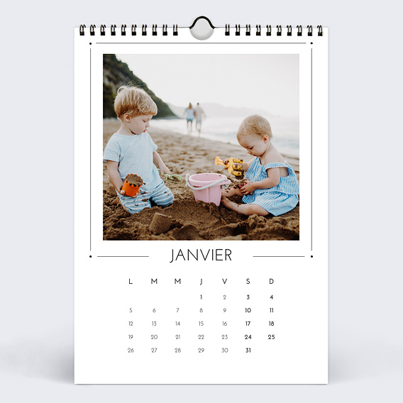 Calendrier famille Design (23 Photos) Janvier