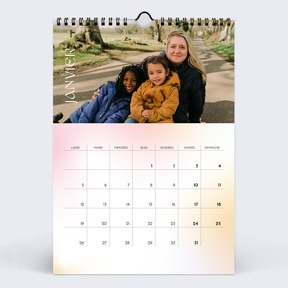 Calendrier famille Halo Janvier