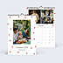 Calendrier famille Calendrier Cœurs