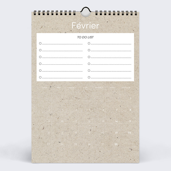 Calendrier famille Astuces pour la planète Février