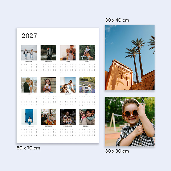 Calendrier famille Poster Moderne