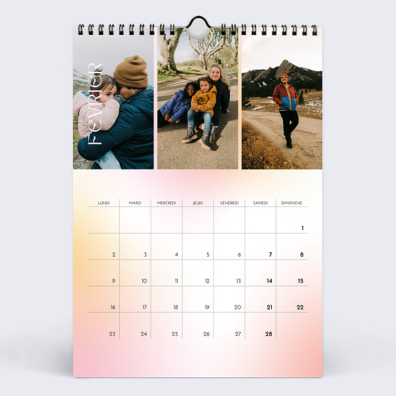 Calendrier famille Halo Février