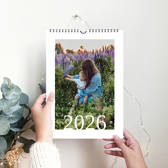 Calendrier famille Typographie Bâton (19 Photos)