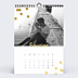 Calendrier famille Graphique Chic (13 Photos)