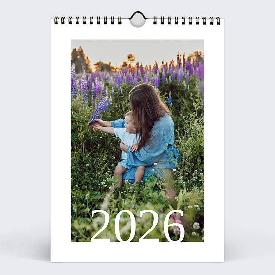 Calendrier famille Typographie Bâton (19 Photos) 