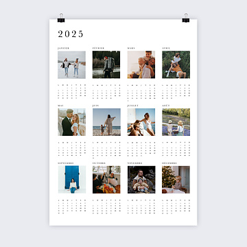 Calendrier Photo Poster Moderne