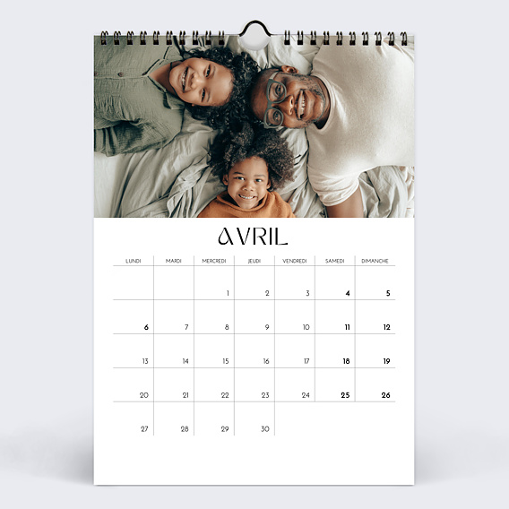Calendrier famille Pleine page