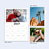 Calendrier famille Poster Coloré