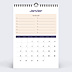 Calendrier photo Color Blocks Janvier
