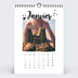 Calendrier photo Encre (25 Photos) Janvier