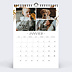 Calendrier photo Fleurs aquarelle Janvier